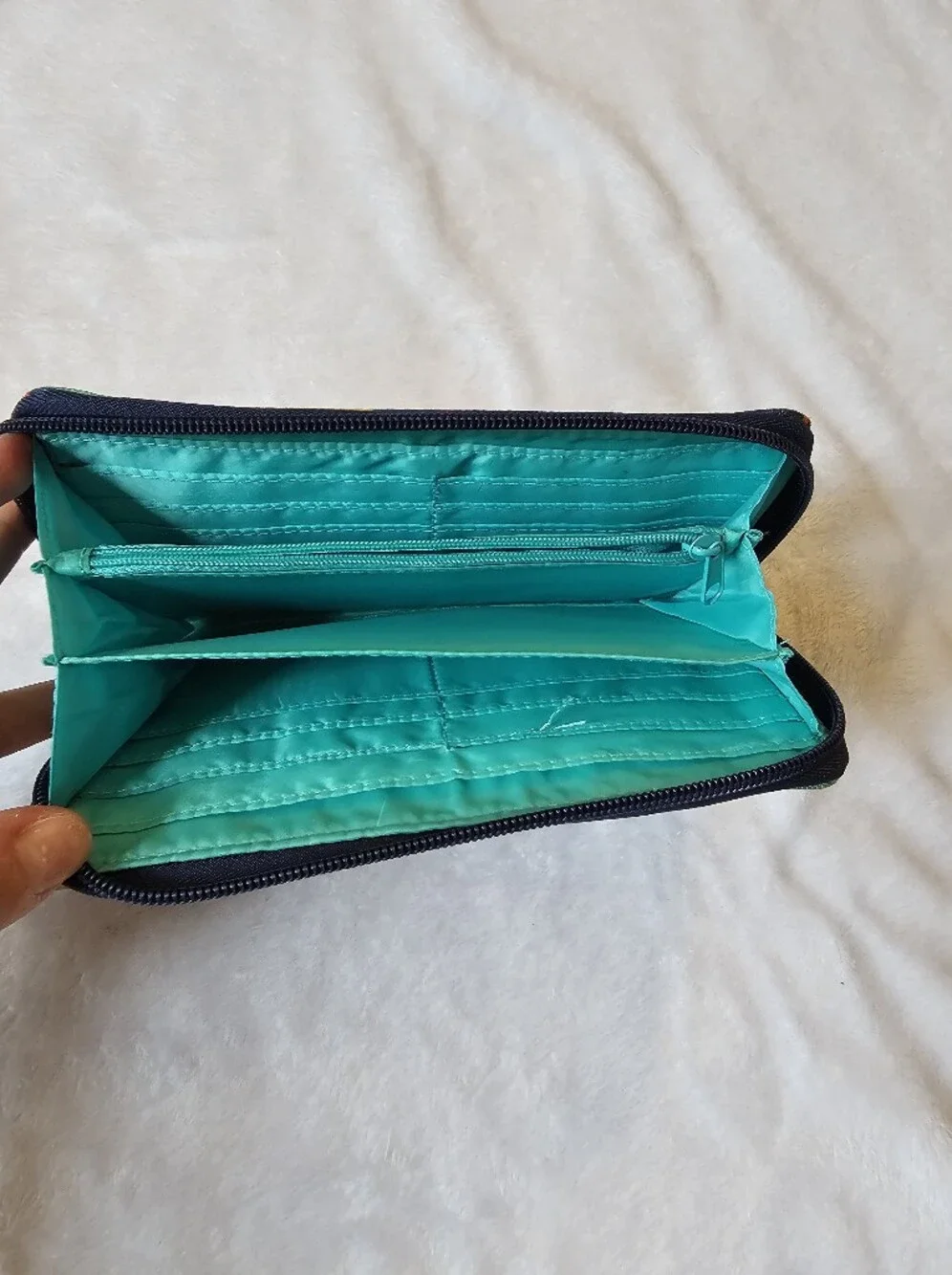 Zip Around Floral Wallet